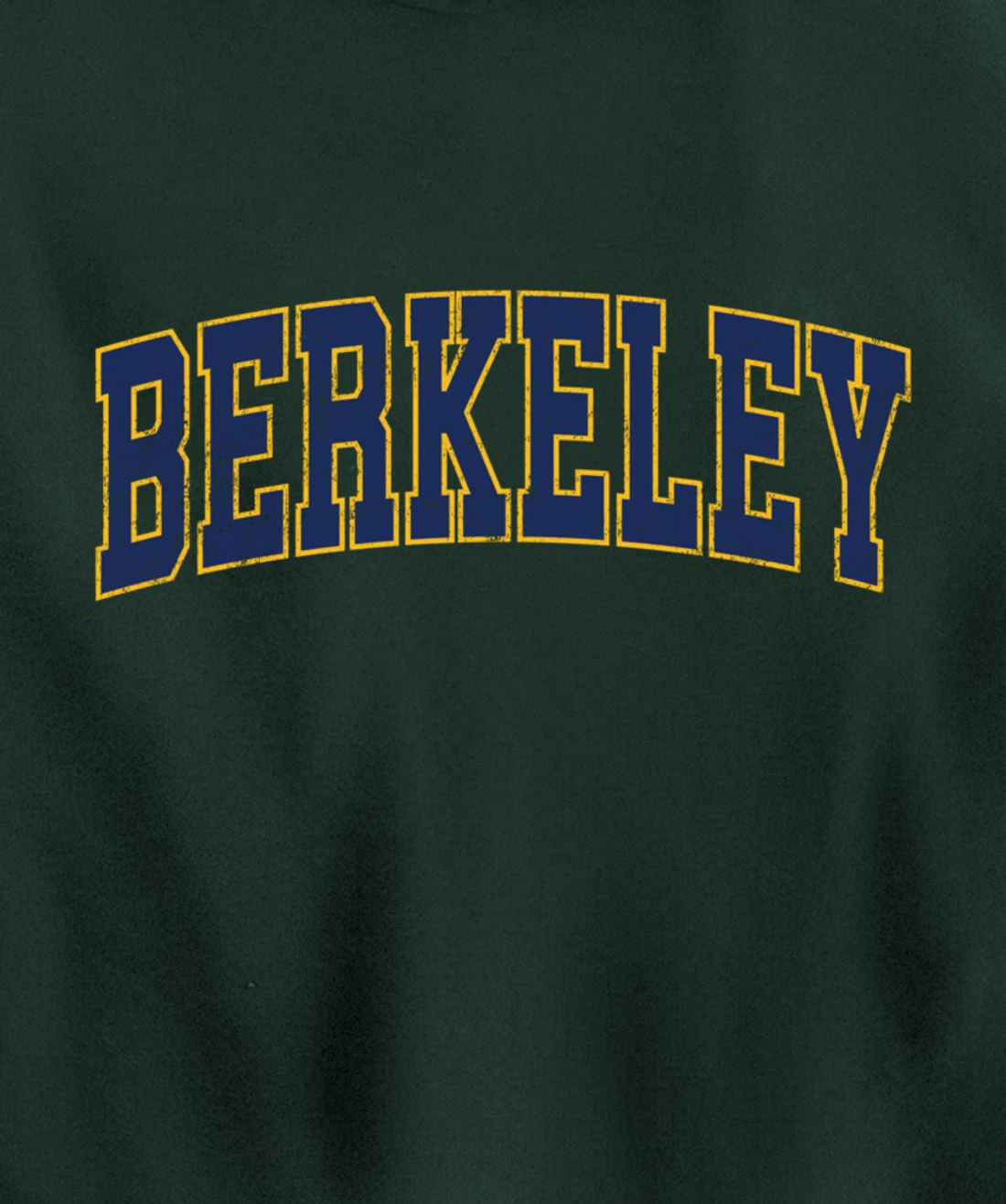 Berkeley California CA Vintage Athletic Sports Design Pullover Hoodie