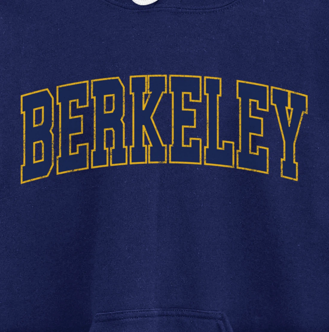 Berkeley California CA Vintage Athletic Sports Design Pullover Hoodie