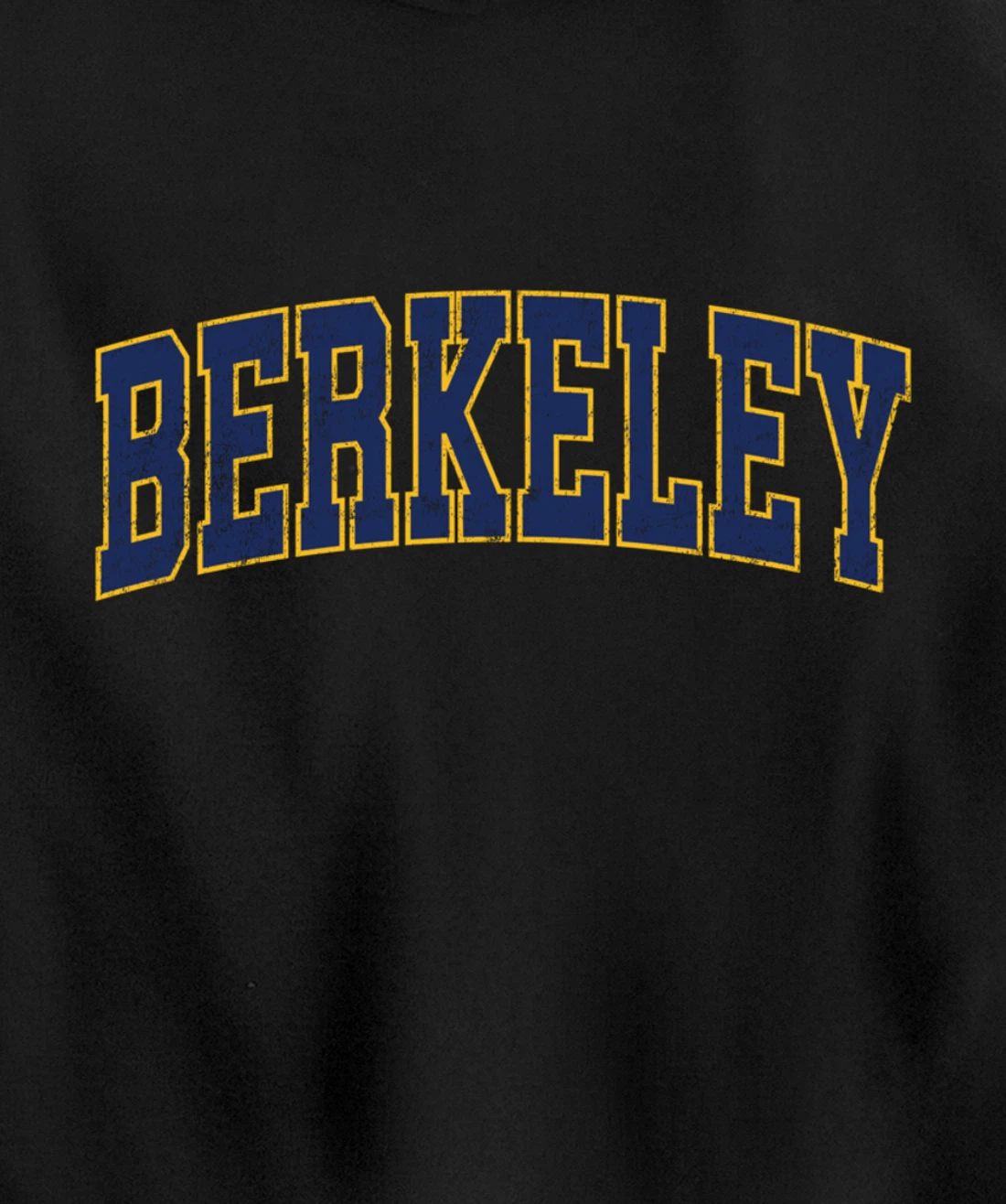 Berkeley California CA Vintage Athletic Sports Design Pullover Hoodie