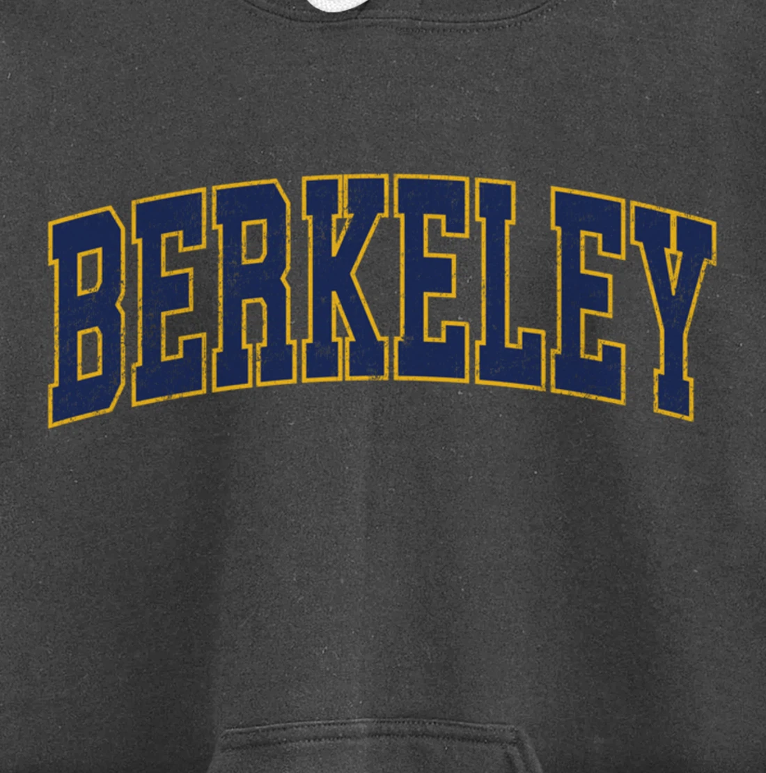 Berkeley California CA Vintage Athletic Sports Design Pullover Hoodie