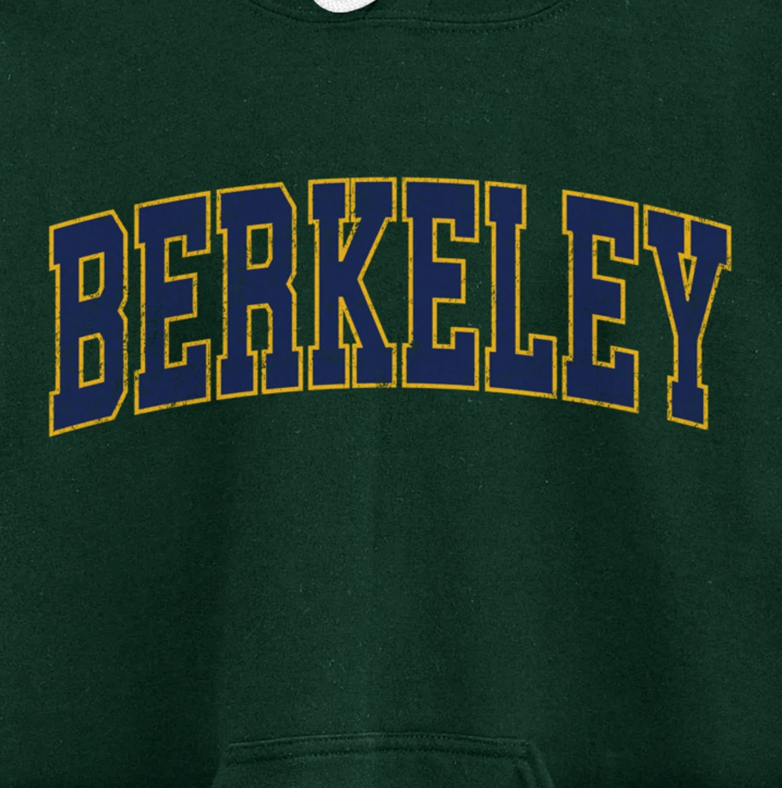 Berkeley California CA Vintage Athletic Sports Design Pullover Hoodie