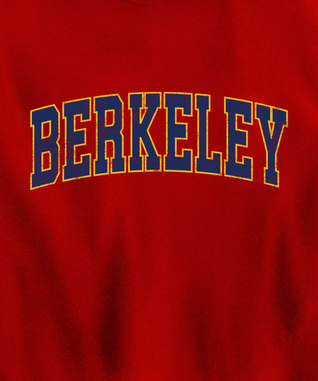 Berkeley California CA Vintage Athletic Sports Design Pullover Hoodie