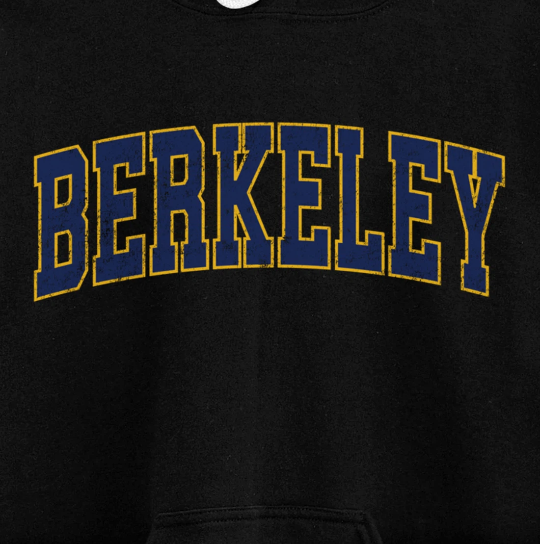 Berkeley California CA Vintage Athletic Sports Design Pullover Hoodie