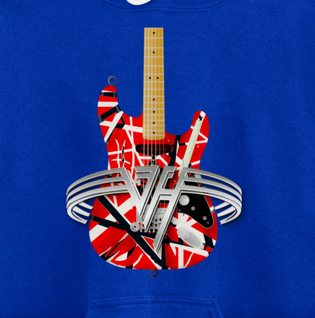 Vintage Classical Six String Electric Guitars Men, Women Pullover Hoodie