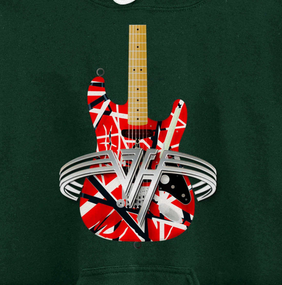 Vintage Classical Six String Electric Guitars Men, Women Pullover Hoodie