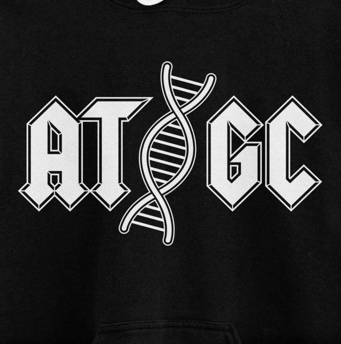 DNA ATGC Nucleotides Biology Chemistry Science Teacher Pullover Hoodie