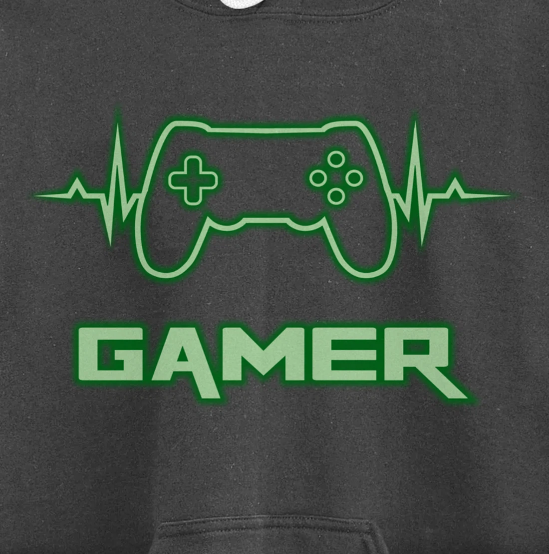 Gamer Heartbeat Video Games Graphic For Video Game Lover Pullover Hoodie