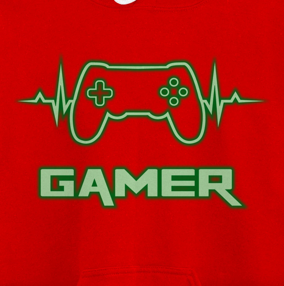 Gamer Heartbeat Video Games Graphic For Video Game Lover Pullover Hoodie