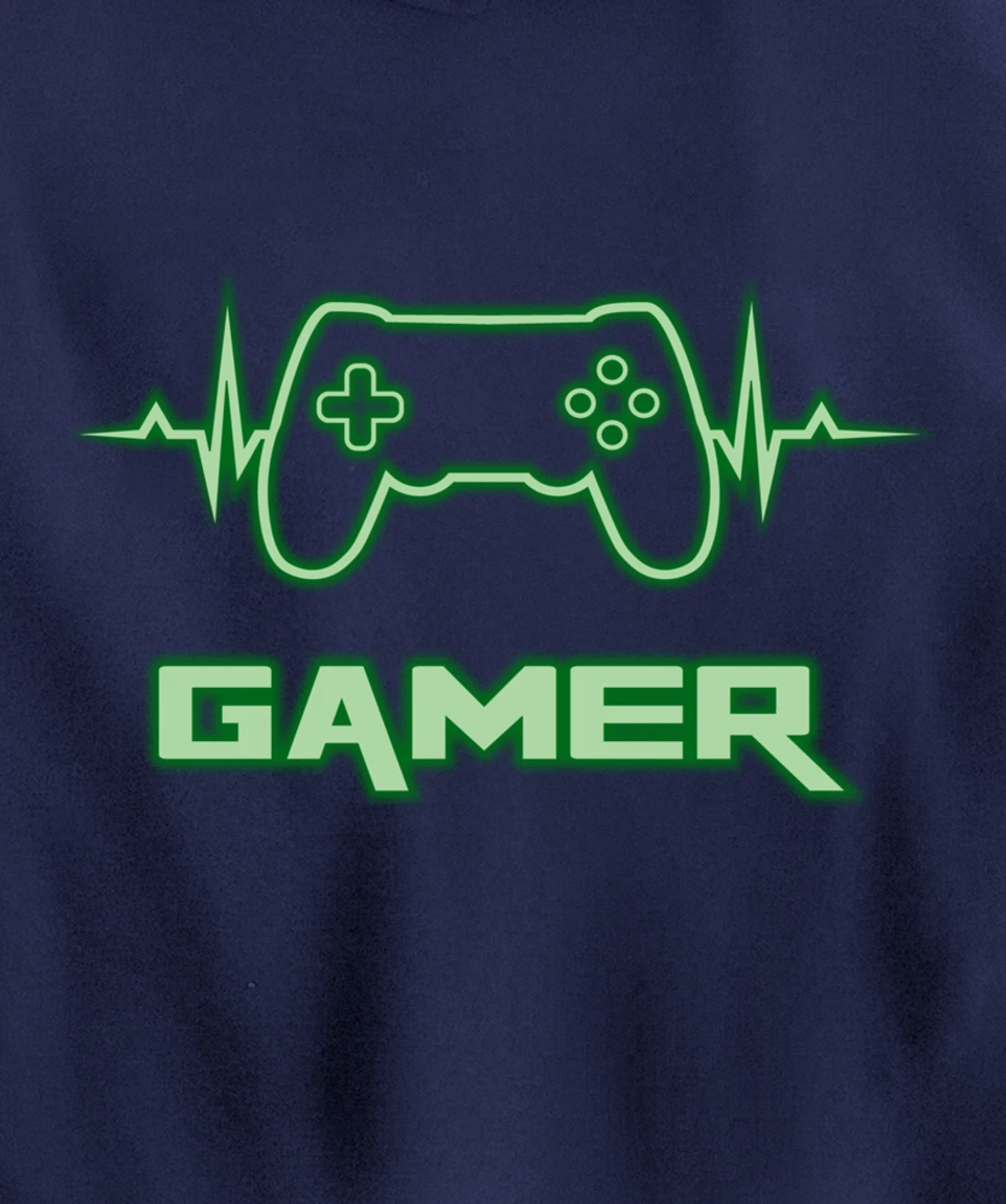 Gamer Heartbeat Video Games Graphic For Video Game Lover Pullover Hoodie