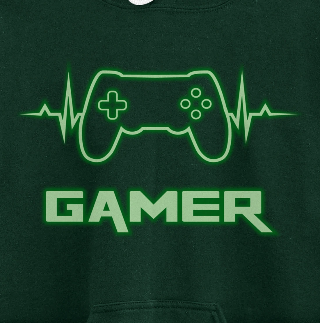 Gamer Heartbeat Video Games Graphic For Video Game Lover Pullover Hoodie