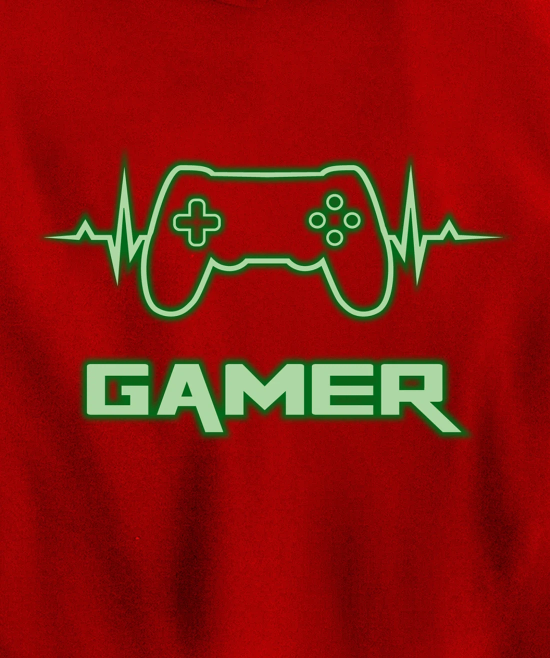 Gamer Heartbeat Video Games Graphic For Video Game Lover Pullover Hoodie