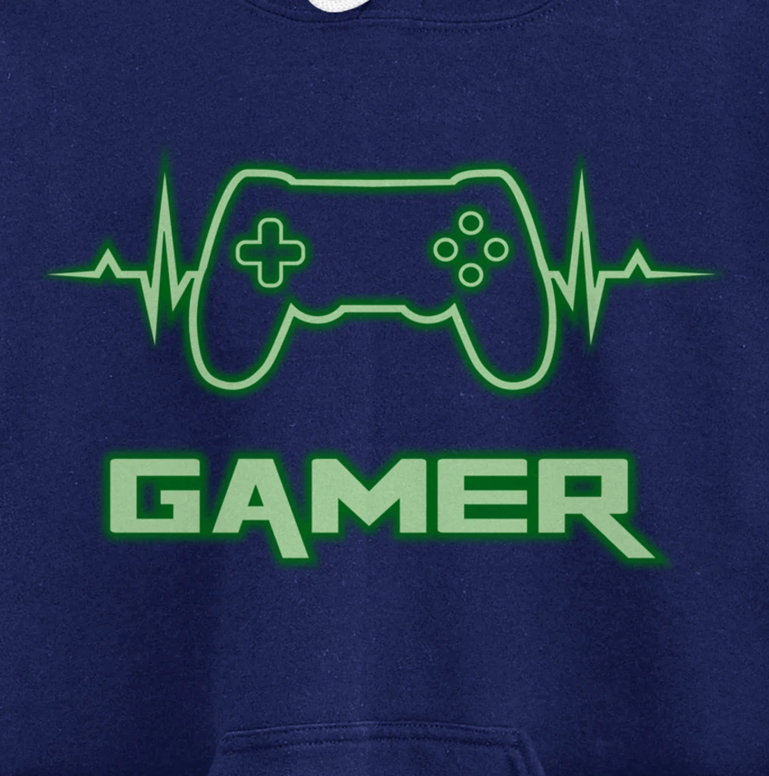 Gamer Heartbeat Video Games Graphic For Video Game Lover Pullover Hoodie