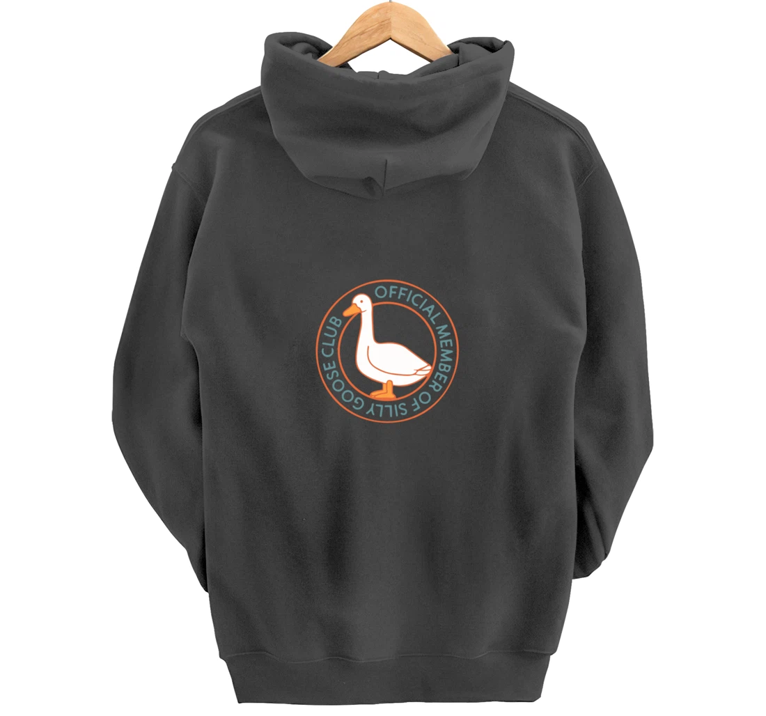 Funny Silly Goose Club Smile Face Silly Goose Meme Clothing Pullover Hoodie