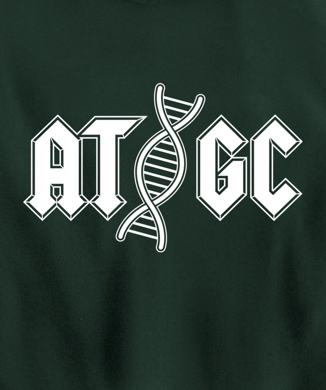 DNA ATGC Nucleotides Biology Chemistry Science Teacher Pullover Hoodie
