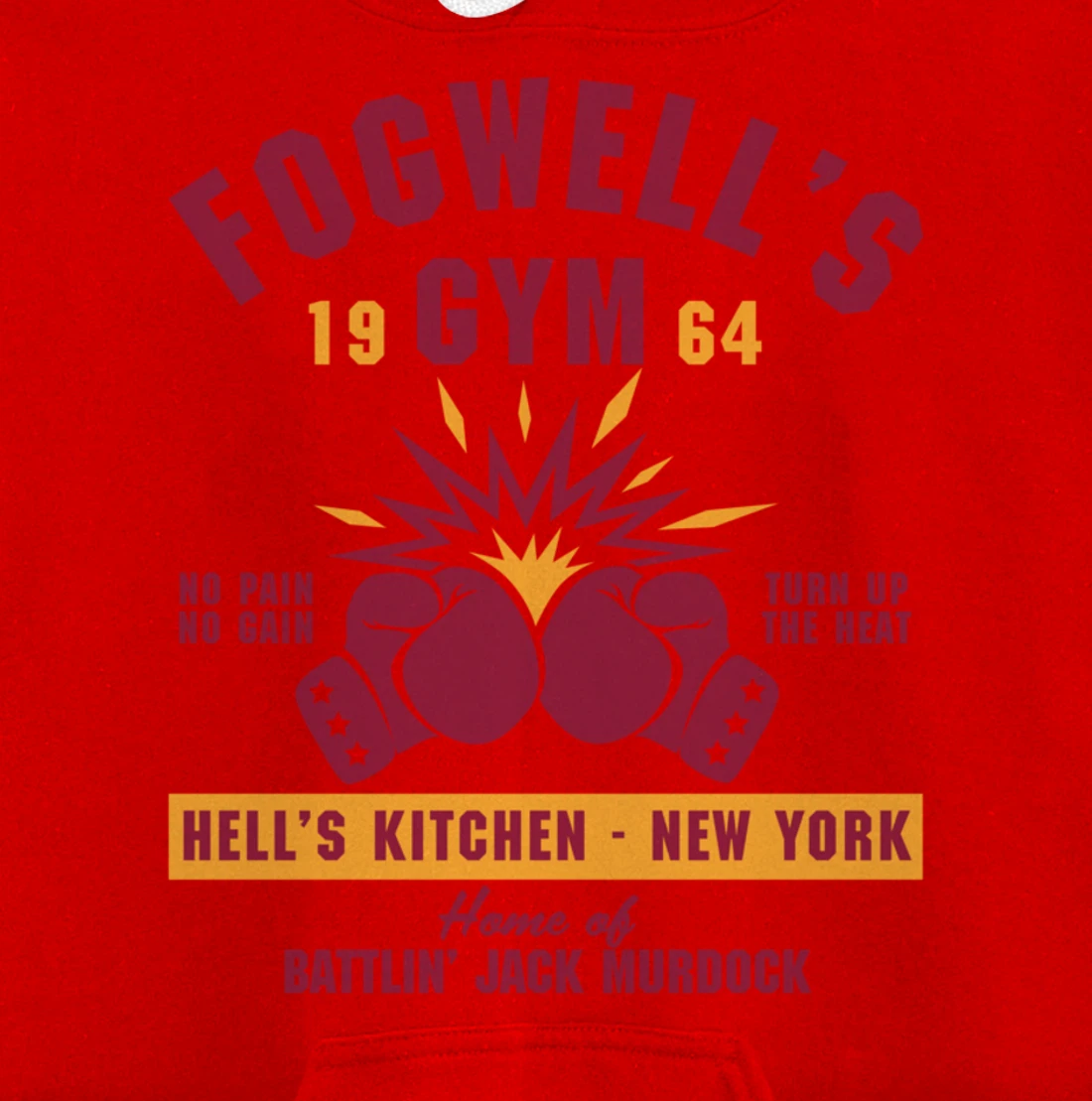Fogwell's Gym - Hells Kitchen New York Pullover Hoodie