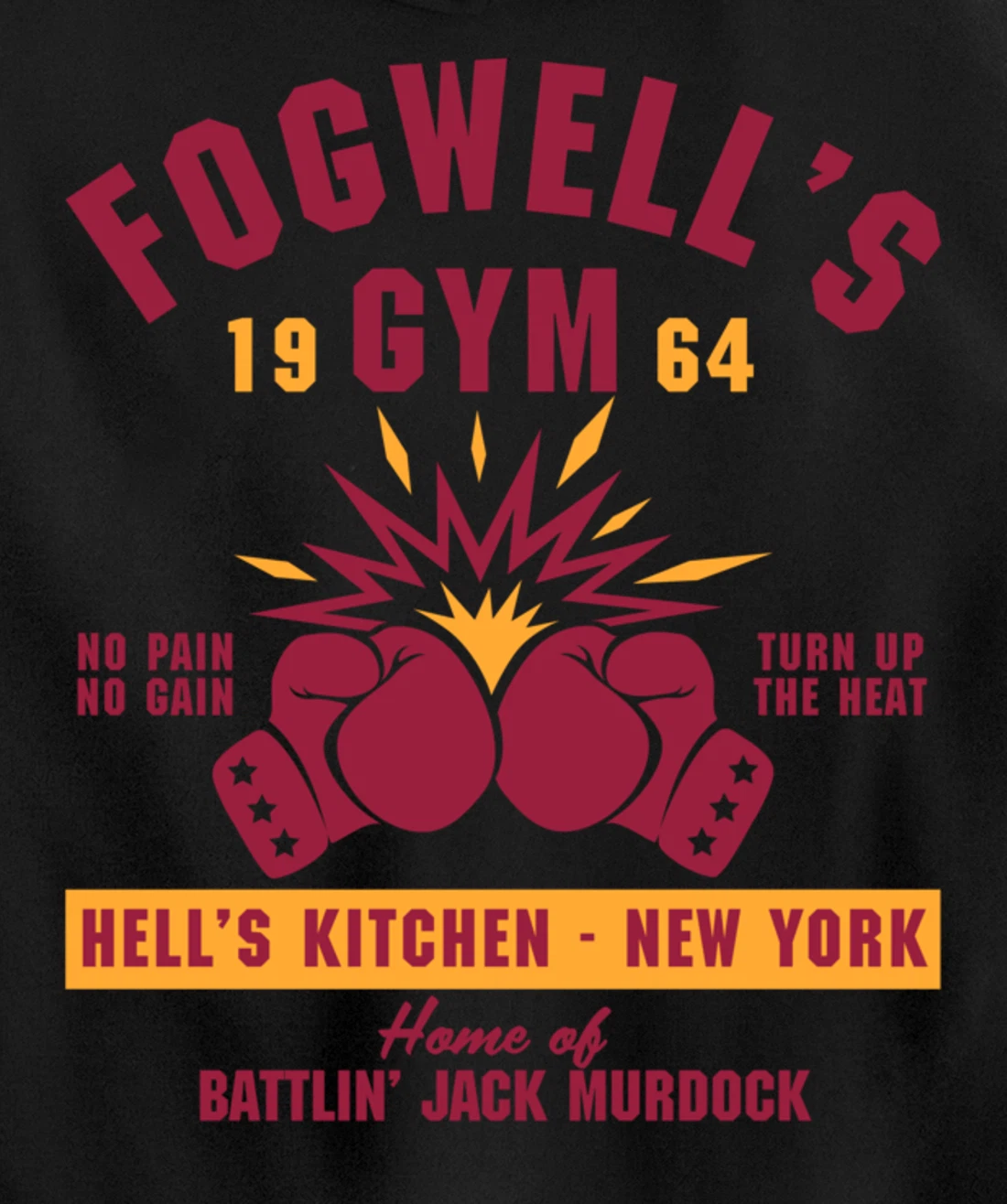 Fogwell's Gym - Hells Kitchen New York Pullover Hoodie