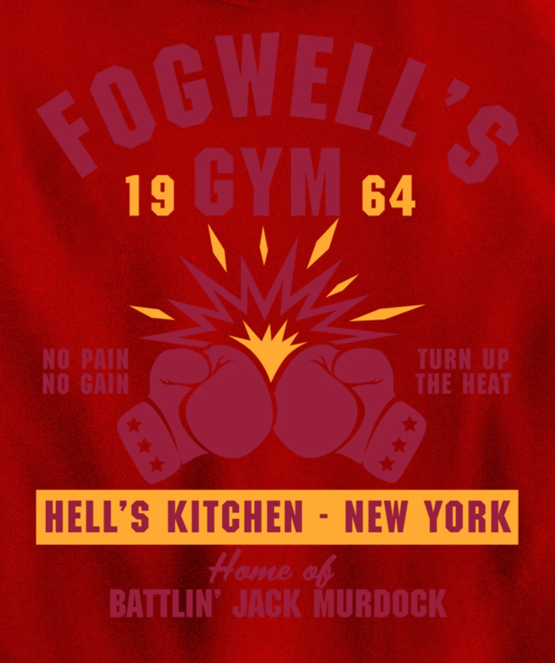 Fogwell's Gym - Hells Kitchen New York Pullover Hoodie