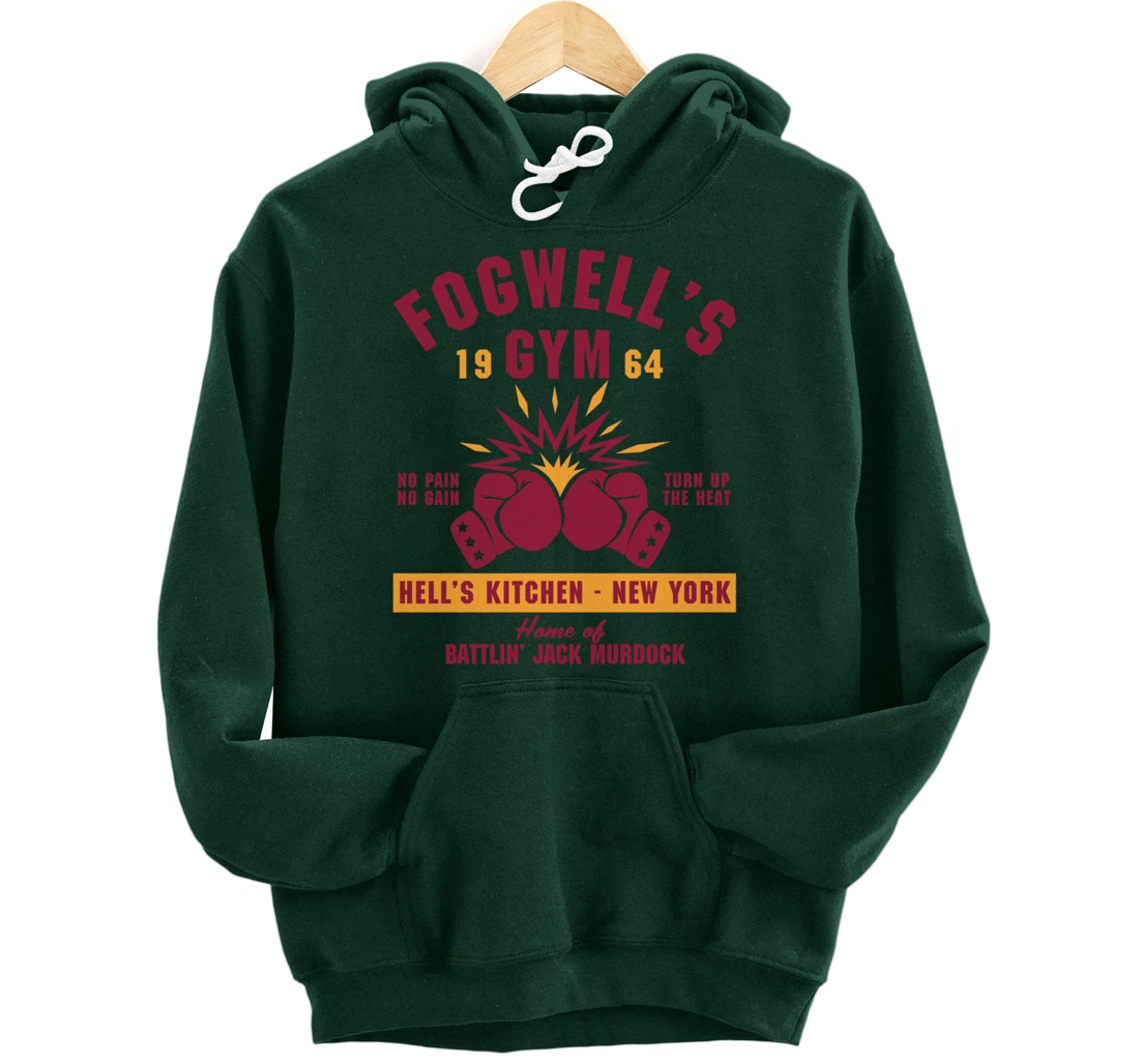 Fogwell's Gym - Hells Kitchen New York Pullover Hoodie