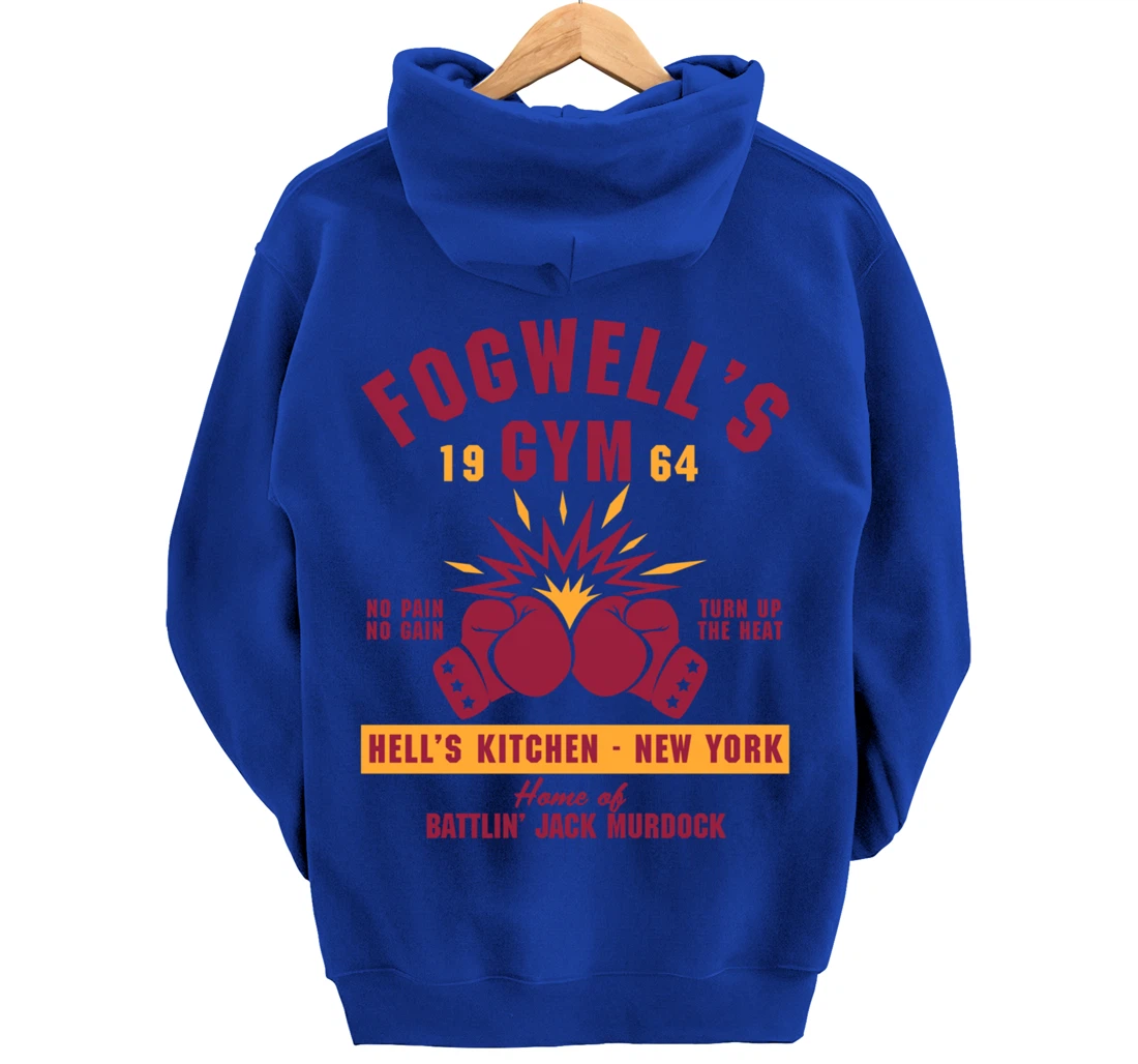 Fogwell's Gym - Hells Kitchen New York Pullover Hoodie
