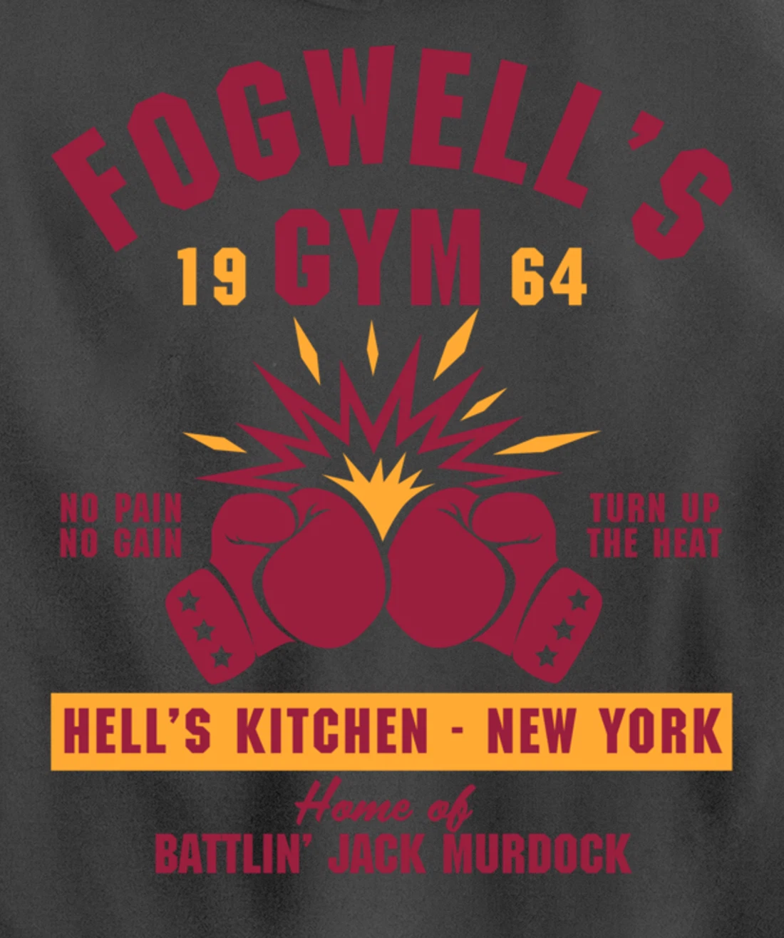 Fogwell's Gym - Hells Kitchen New York Pullover Hoodie