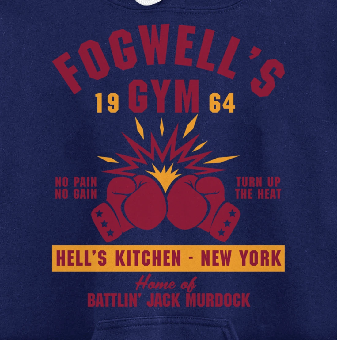 Fogwell's Gym - Hells Kitchen New York Pullover Hoodie