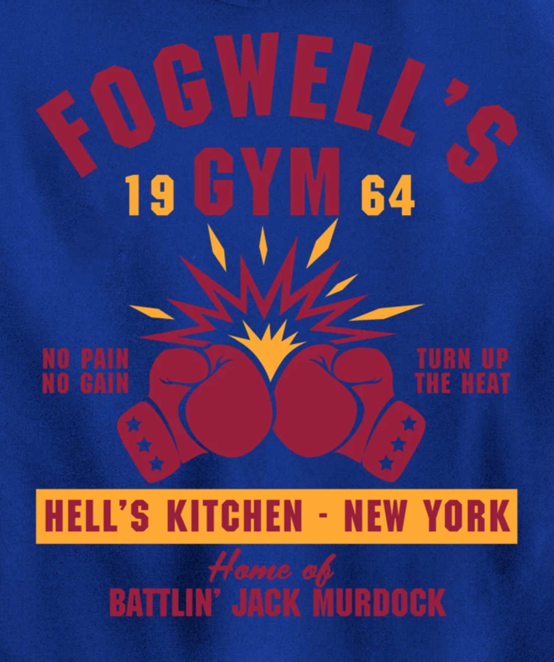 Fogwell's Gym - Hells Kitchen New York Pullover Hoodie