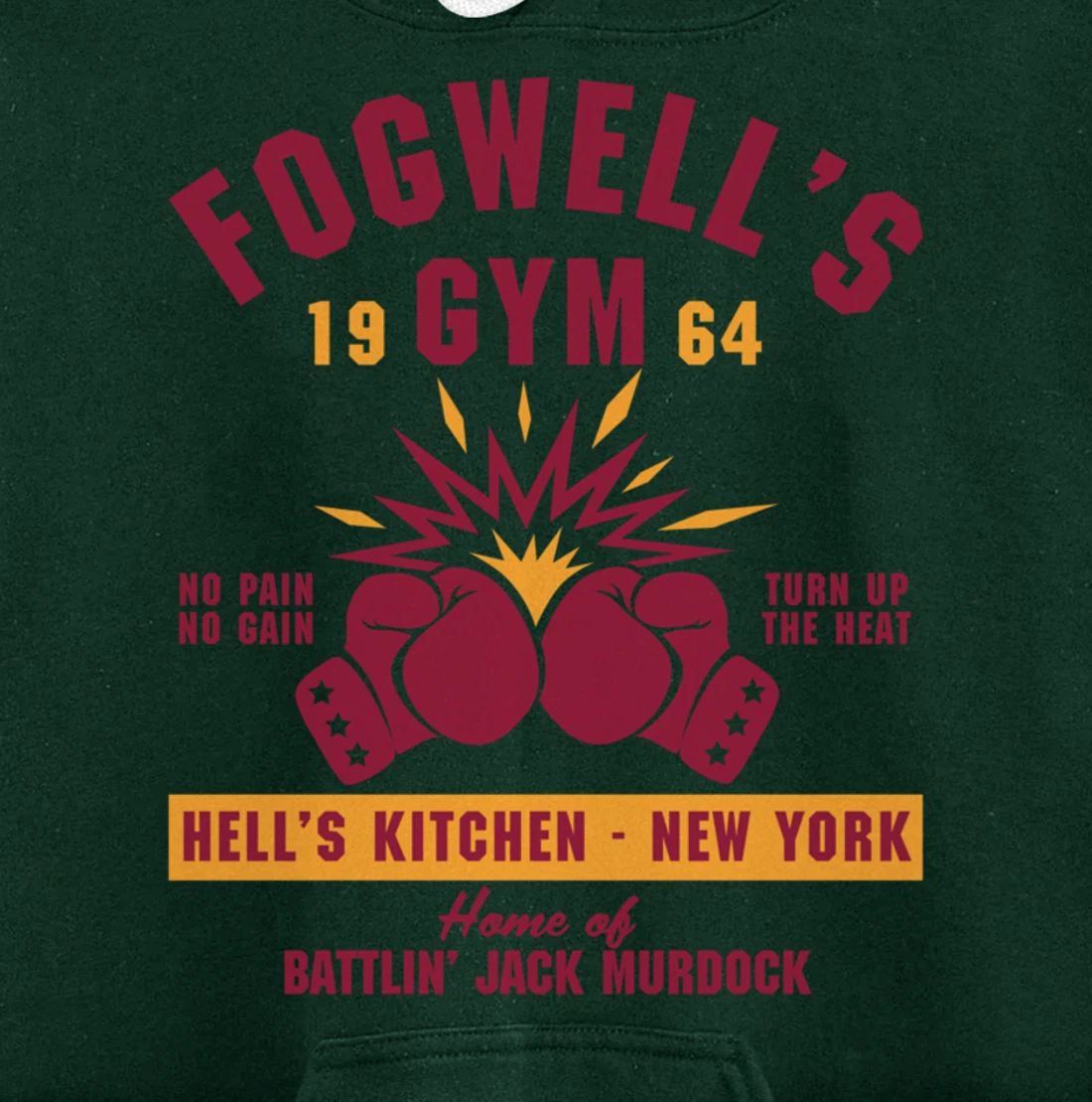 Fogwell's Gym - Hells Kitchen New York Pullover Hoodie
