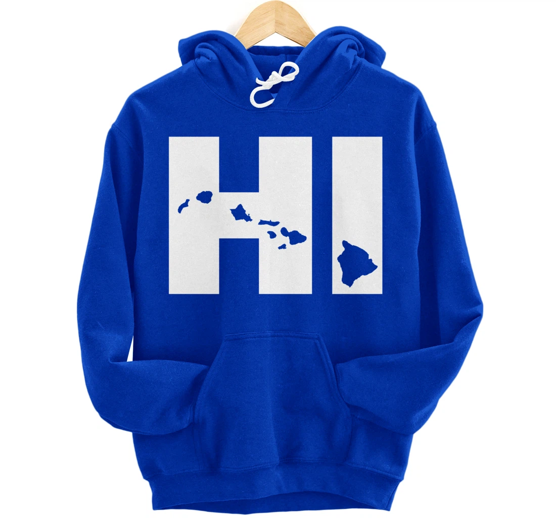 HI Hawaii map Hoodie Pullover Hoodie
