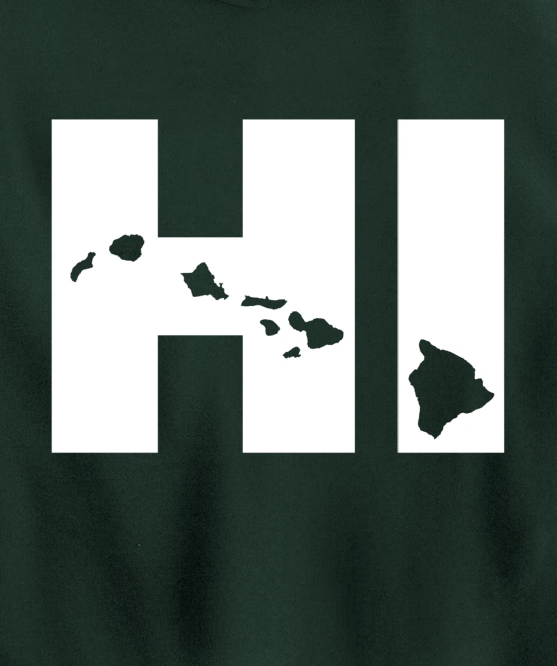 HI Hawaii map Hoodie Pullover Hoodie
