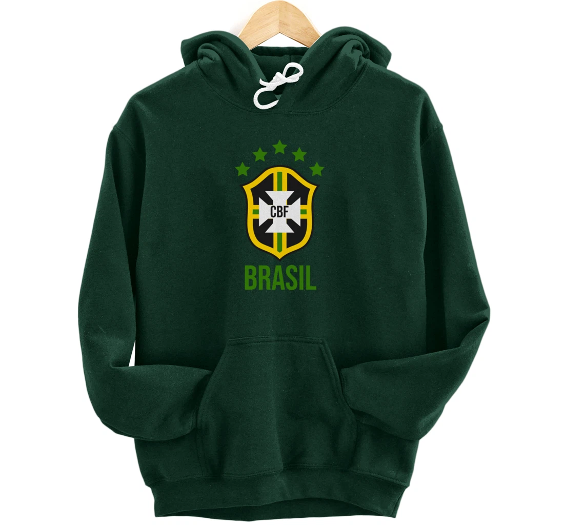 I Love Brazil Iconic Traditional Souvenir Gift Brazilian Pullover Hoodie