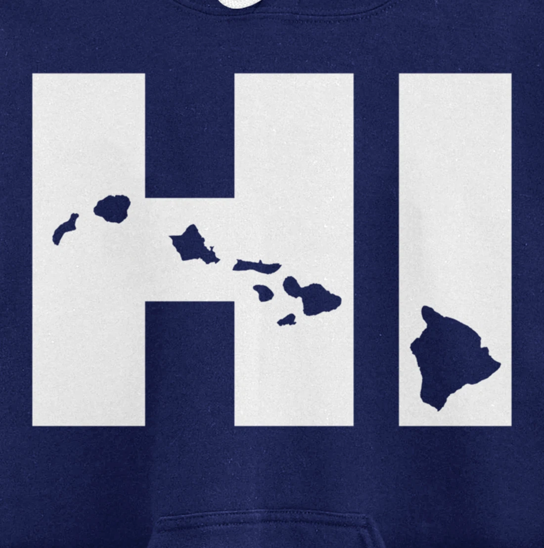 HI Hawaii map Hoodie Pullover Hoodie