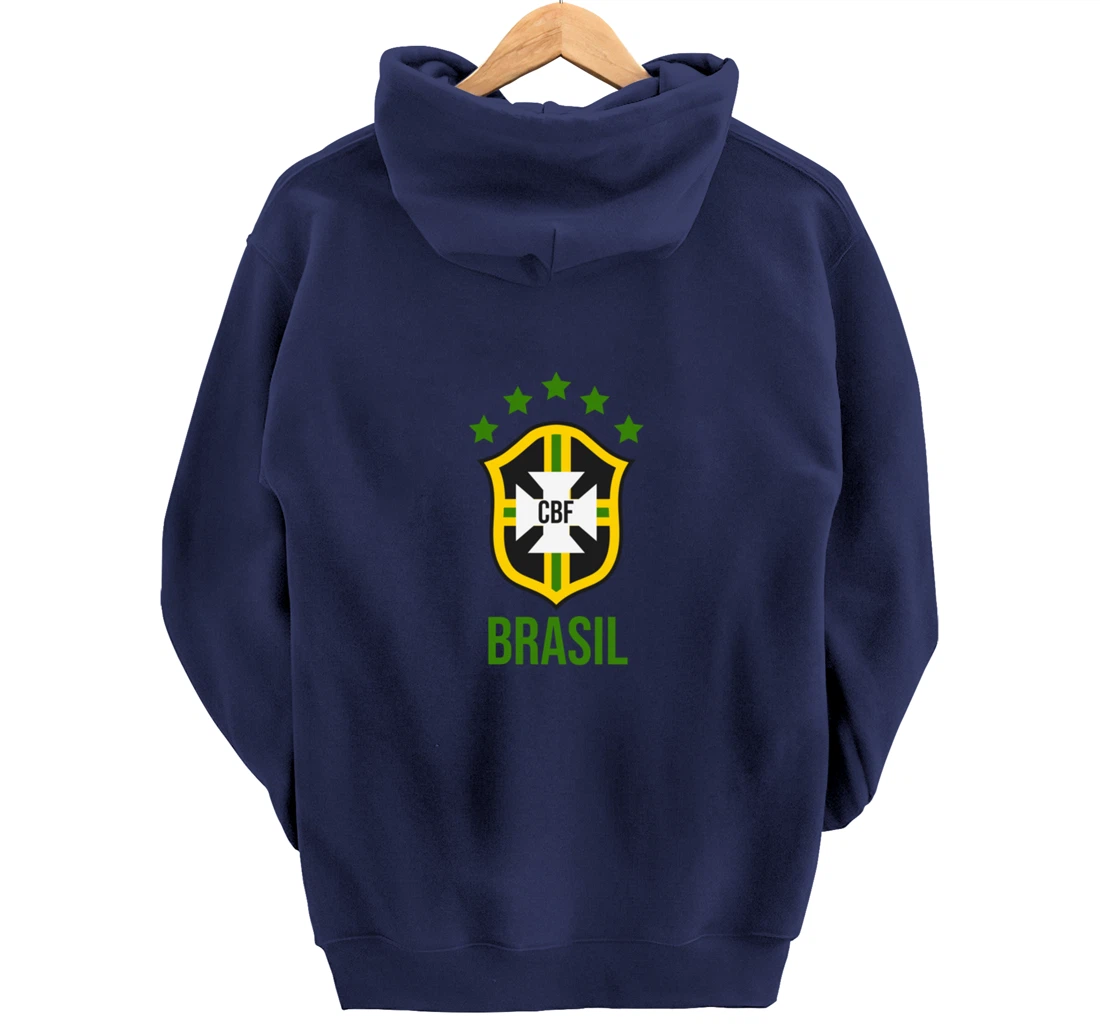 I Love Brazil Iconic Traditional Souvenir Gift Brazilian Pullover Hoodie
