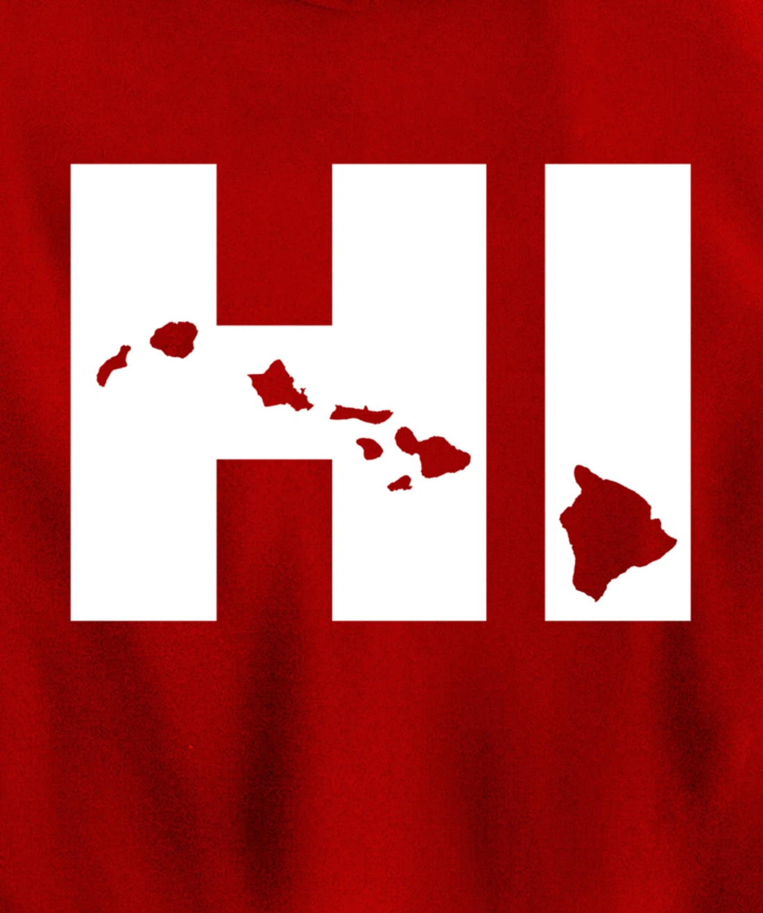 HI Hawaii map Hoodie Pullover Hoodie