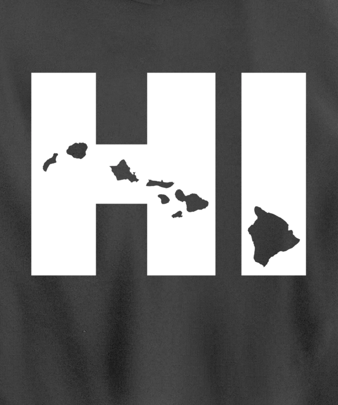 HI Hawaii map Hoodie Pullover Hoodie
