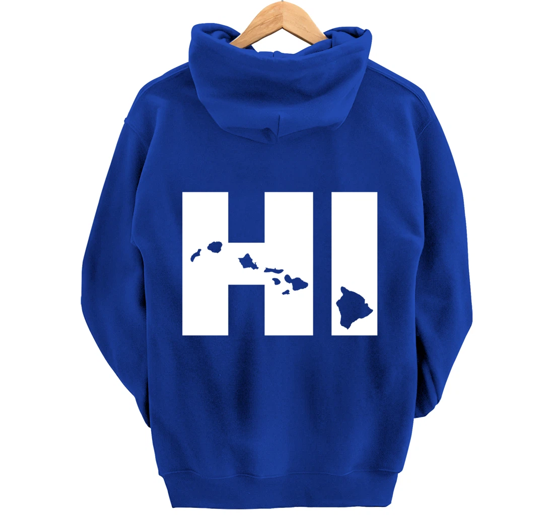 HI Hawaii map Hoodie Pullover Hoodie