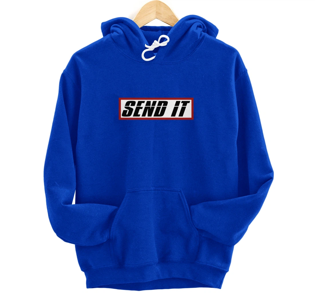 Send It Hoodie Dirt Bike BMX Offroad Gift Men Pullover Hoodie