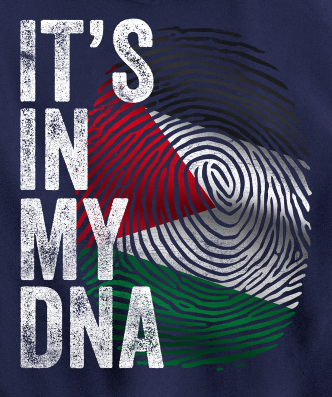 It's in my DNA Palestine Flag Palestinian Pullover Hoodie
