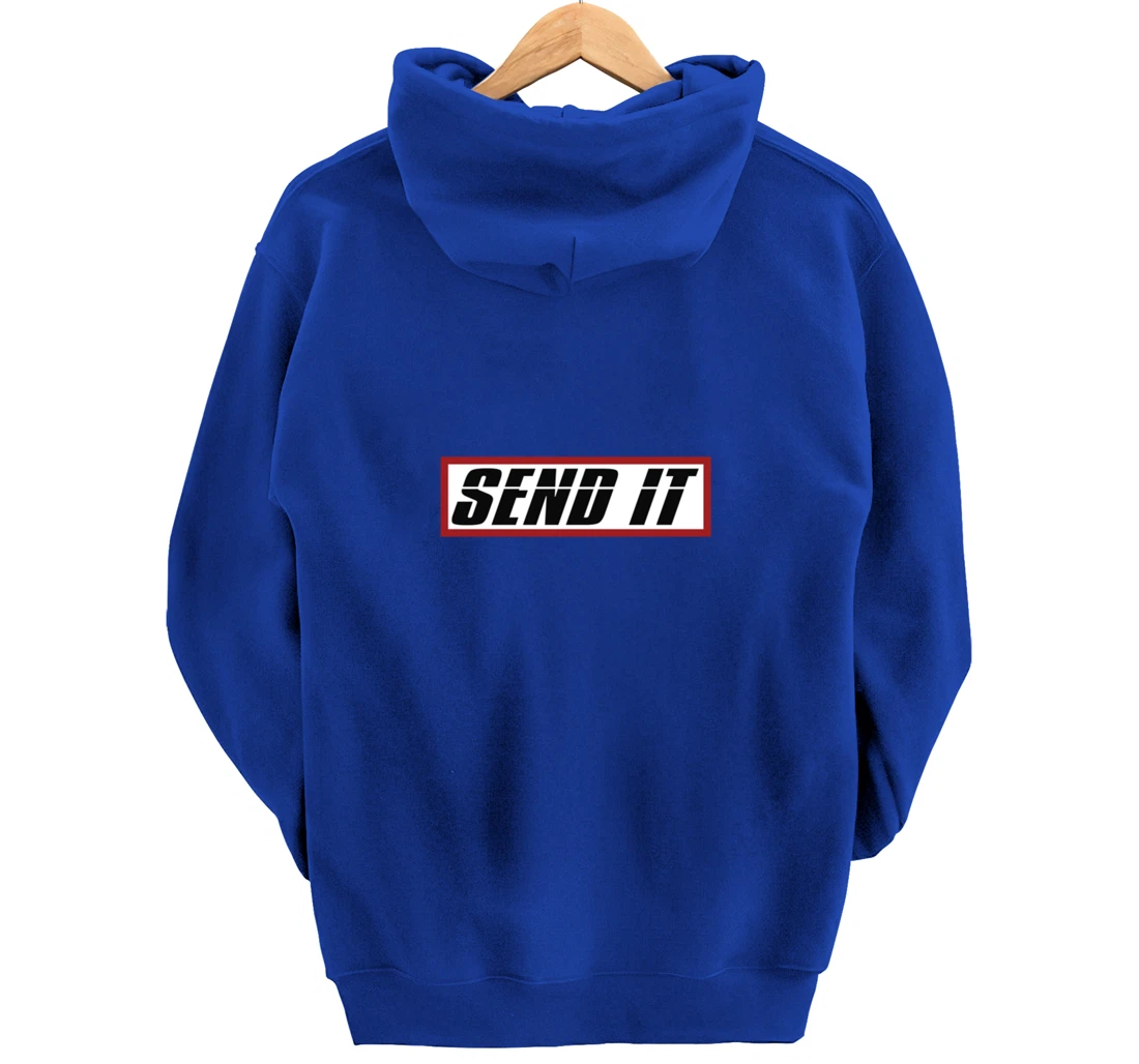 Send It Hoodie Dirt Bike BMX Offroad Gift Men Pullover Hoodie