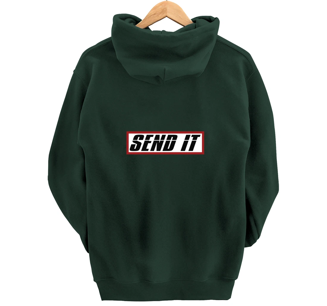 Send It Hoodie Dirt Bike BMX Offroad Gift Men Pullover Hoodie