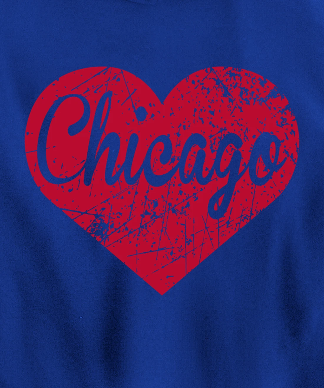 Chicago Heart Pullover Hoodie