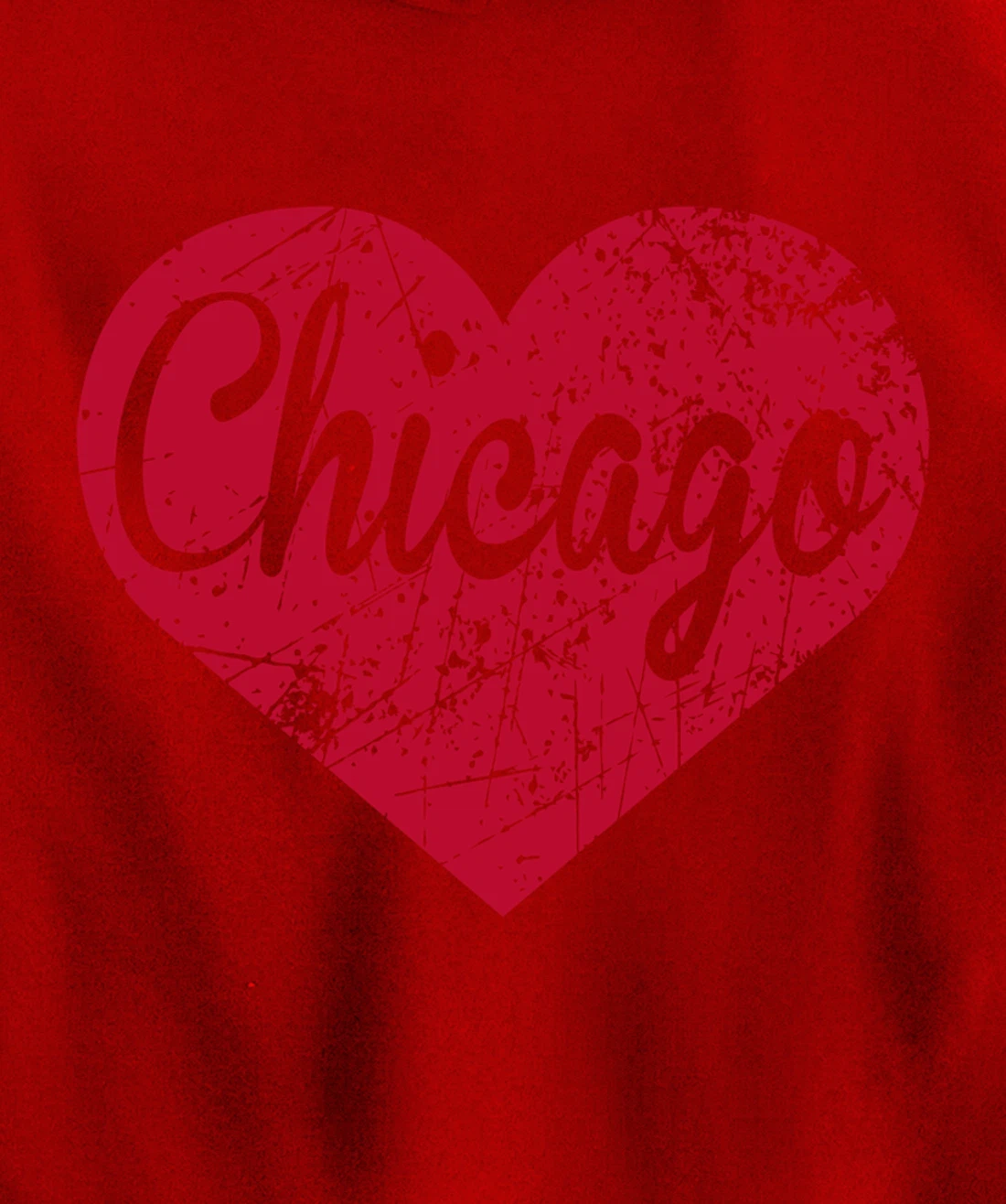 Chicago Heart Pullover Hoodie