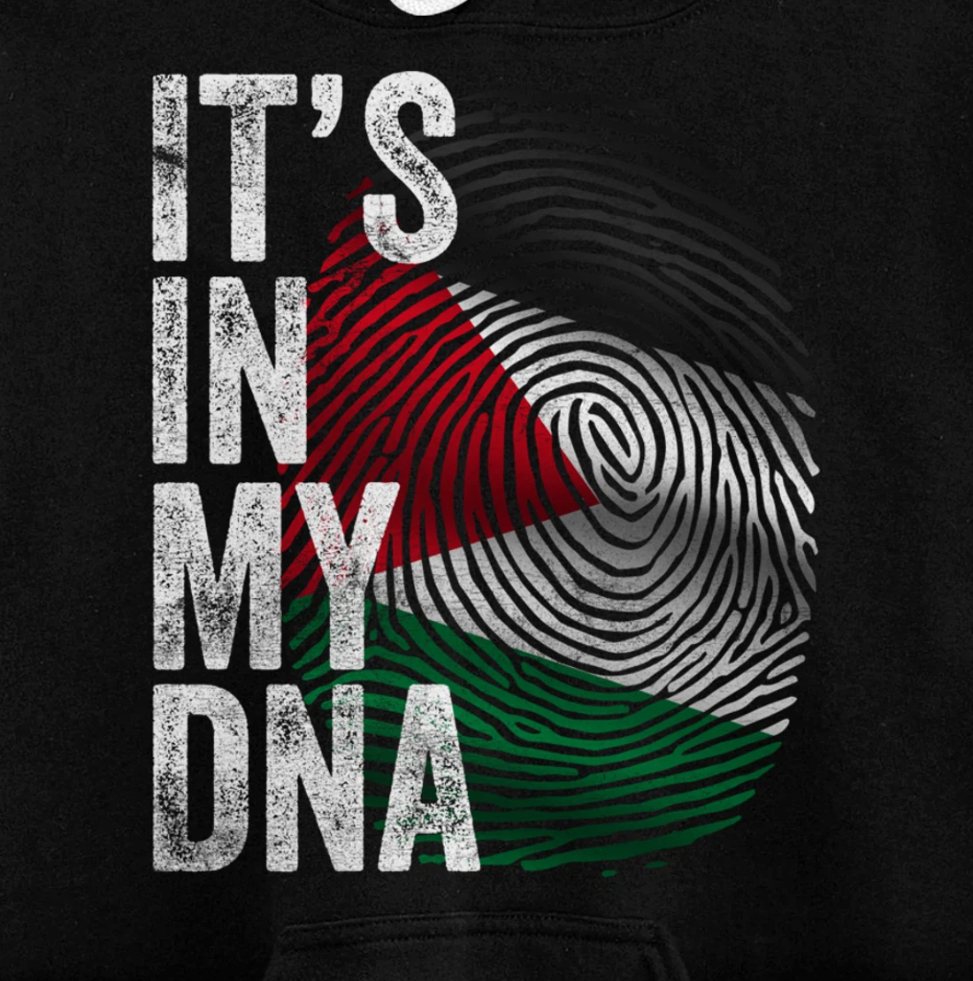 It's in my DNA Palestine Flag Palestinian Pullover Hoodie