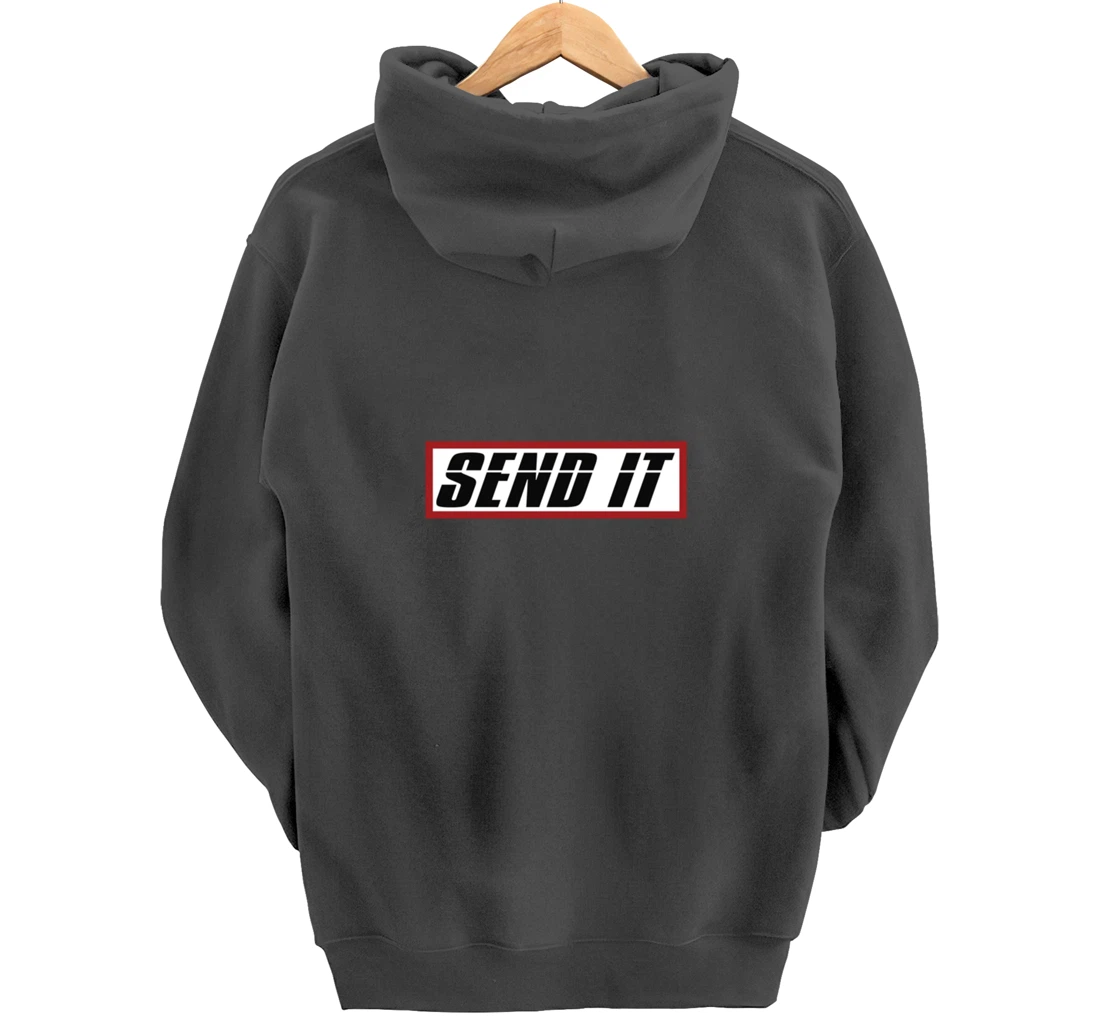 Send It Hoodie Dirt Bike BMX Offroad Gift Men Pullover Hoodie