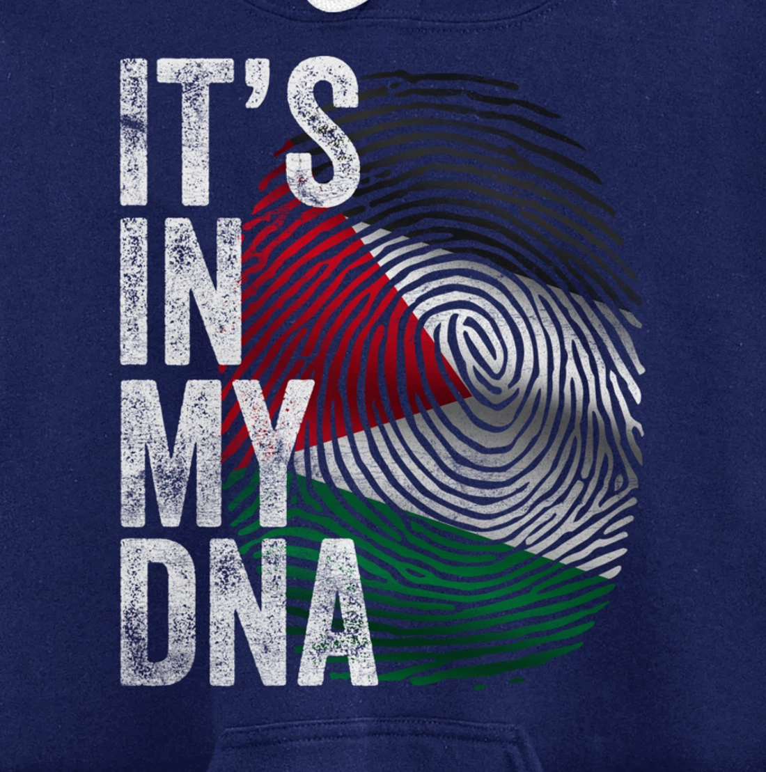 It's in my DNA Palestine Flag Palestinian Pullover Hoodie