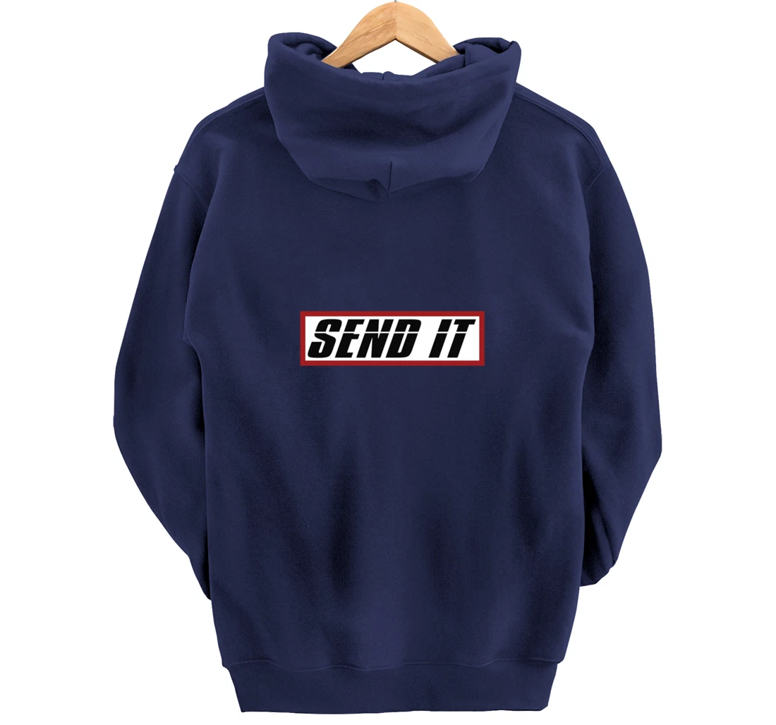 Send It Hoodie Dirt Bike BMX Offroad Gift Men Pullover Hoodie
