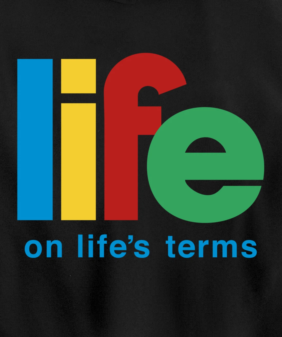 Life On Life's Terms Sobriety Recovery Funny AA NA Gift Pullover Hoodie
