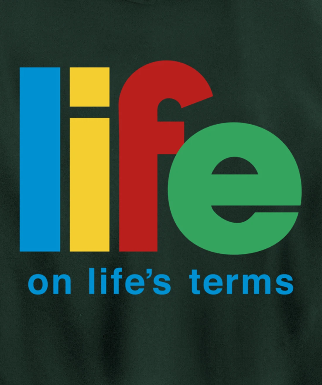 Life On Life's Terms Sobriety Recovery Funny AA NA Gift Pullover Hoodie