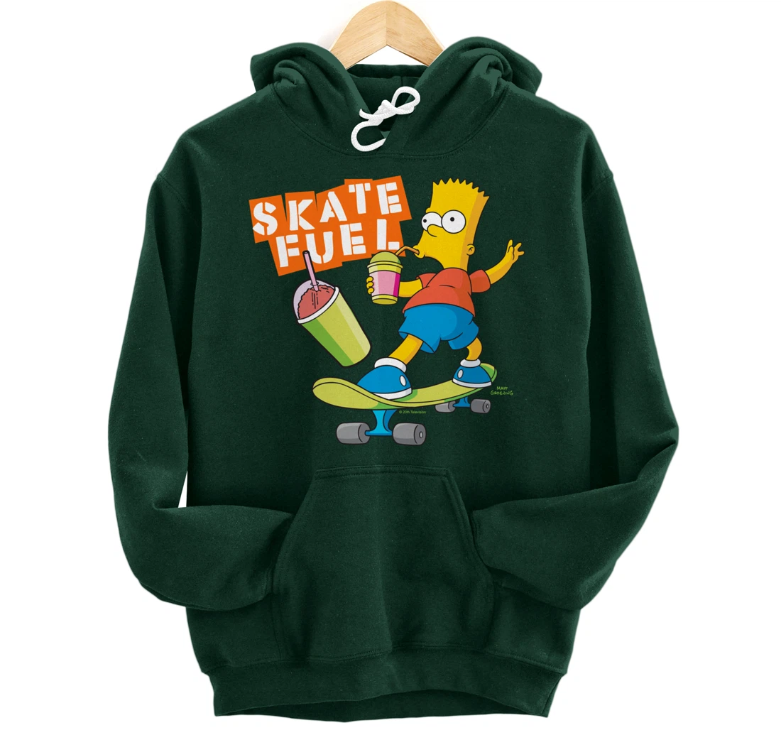The Simpsons Bart Simpson Skate Fuel Skateboard Squishee Pullover Hoodie