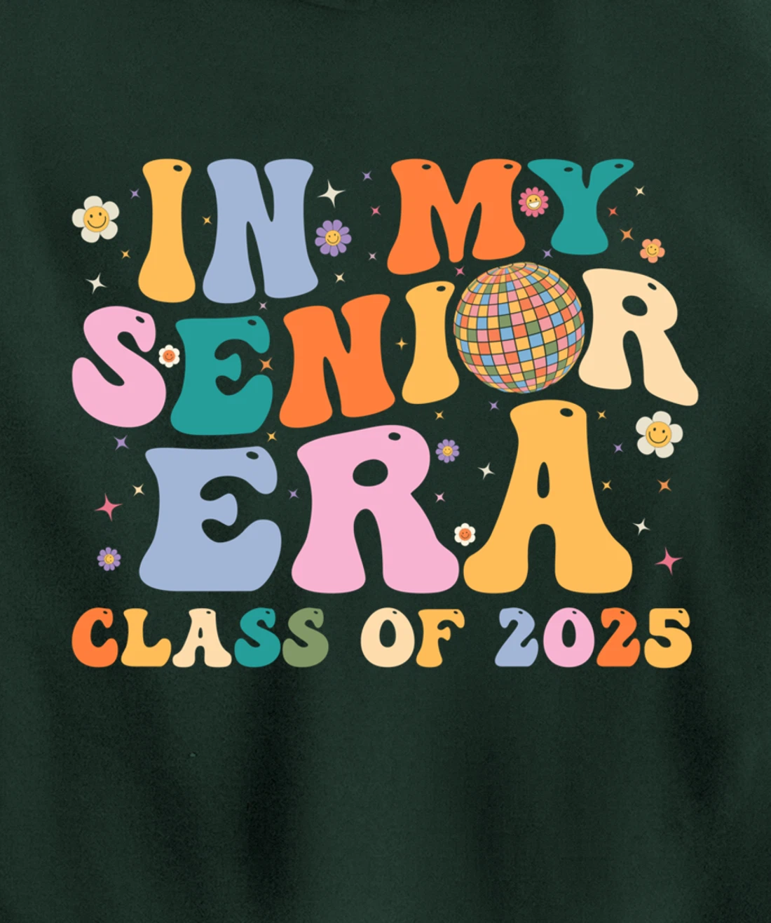 In My Senior Era Class of 2025 High School Graduation 2025 Pullover Hoodie