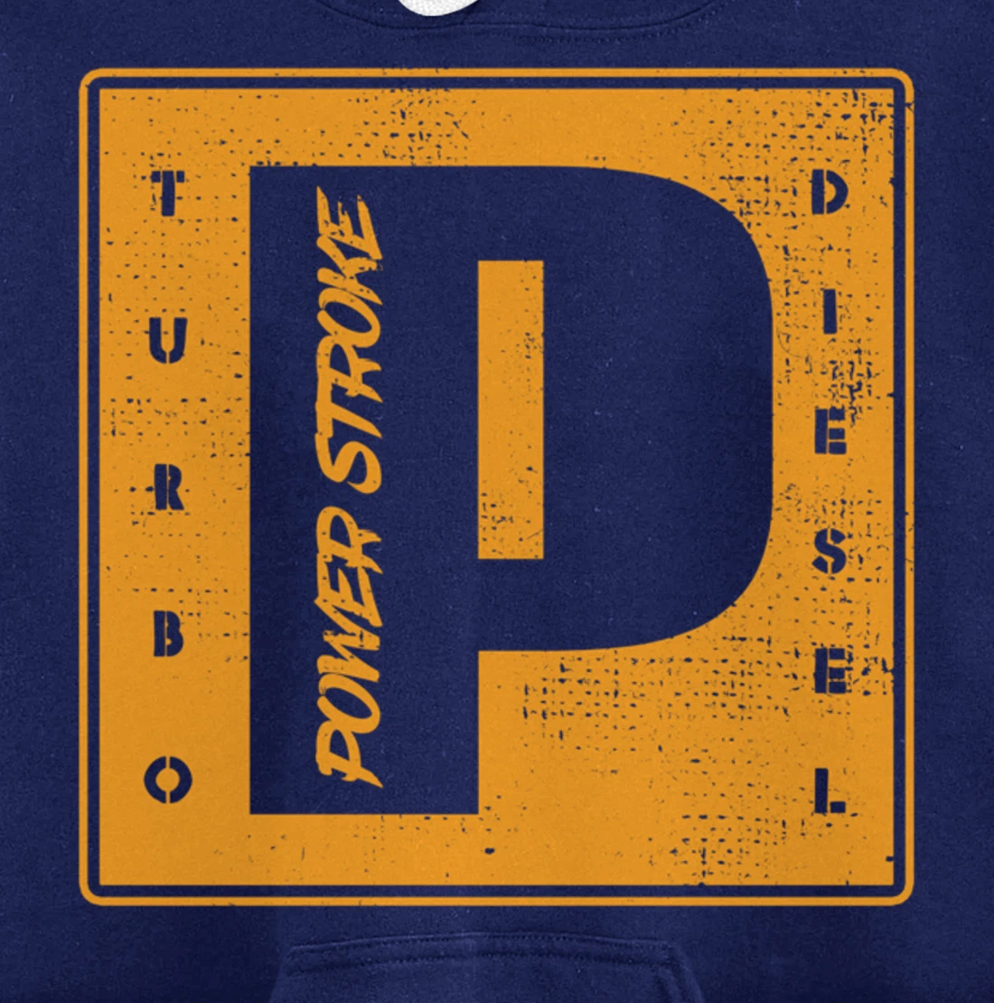 Power Stroke Roll Coal Turbo Diesels Powers Diesel Mechanic Pullover Hoodie